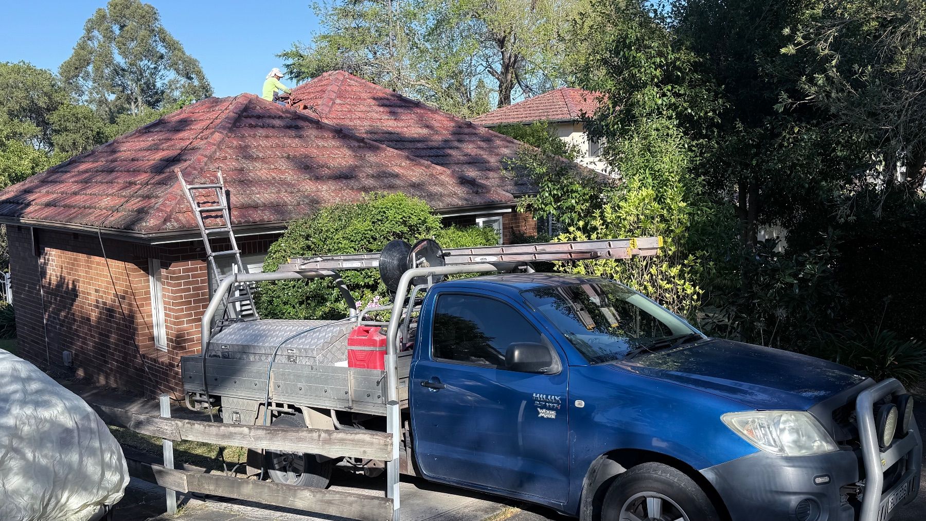 Terracotta Roof restoration - before